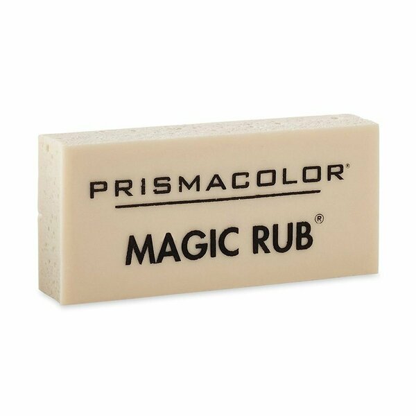 Sanford Magic Rub White Vinyl Eraser Prismacolor 73201 SAN73201